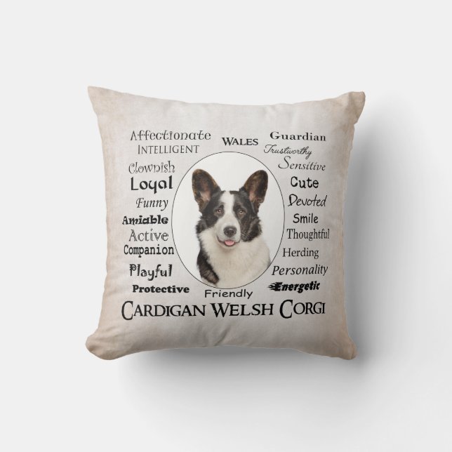 Corgi Traits Cushion (Front)
