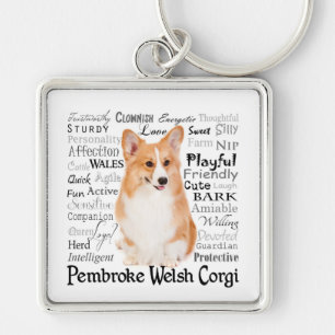 Corgi Traits Keychain