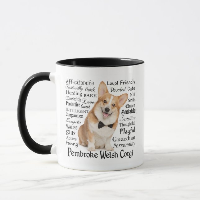 Corgi Traits Mug (Left)