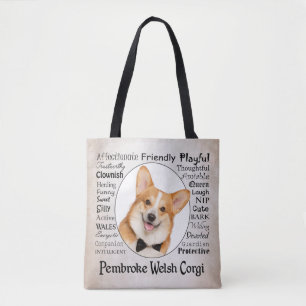 Corgi Traits Tote Bag
