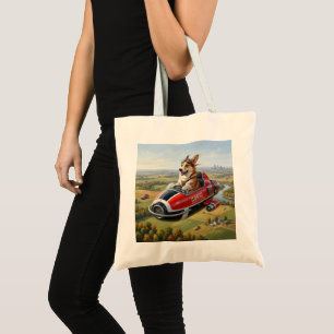 Corgi Transporter Tote Bag