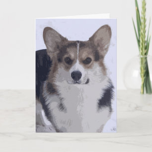 Corgi Tri-Colour Card