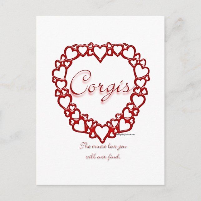 Corgi True Love Postcard (Front)