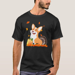 Corgi Turkey Costume Thanksgiving T-Shirt