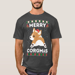 Corgi Ugly Christmas Sweater Style Merry Corgmas S