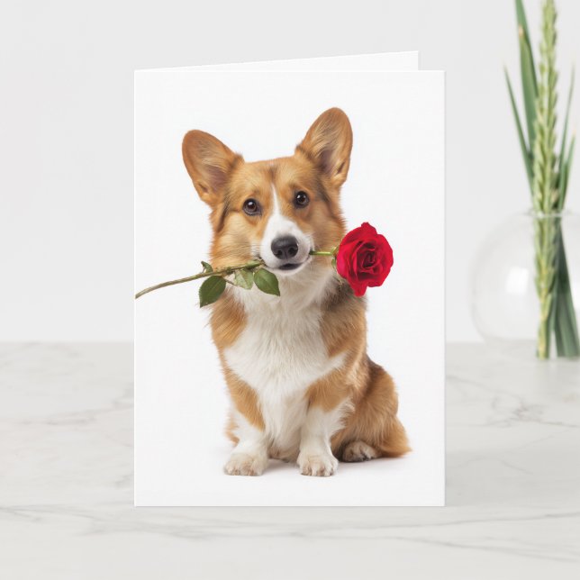 Corgi Valentine Card (Front)
