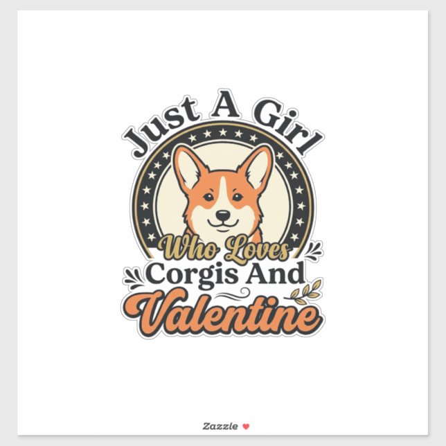 Corgi Valentine Design for Dog Lovers_1 (Sheet)