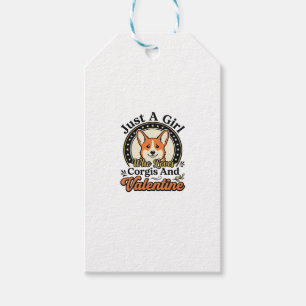 Corgi Valentine Design for Dog Lovers_1 Gift Tags