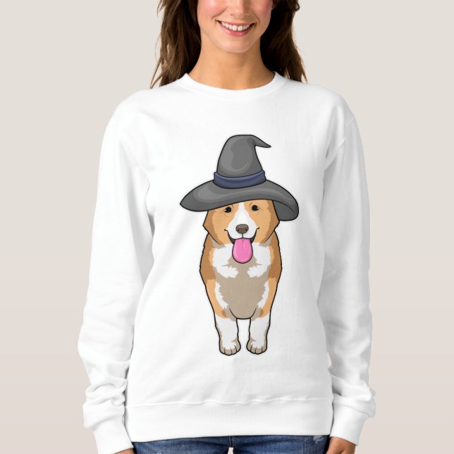 Corgi Witch Sweatshirt (Front)