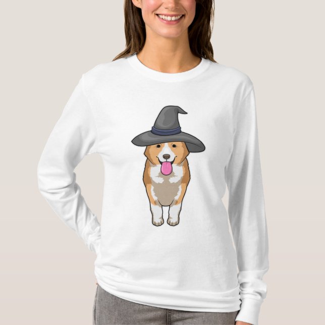Corgi Witch T-Shirt (Front)
