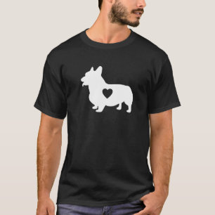 Corgi With Heart Dog T-Shirt