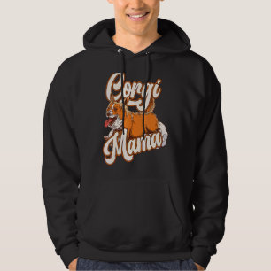 Corgi  Women Girls Puppy Mum Dog Mama Hoodie