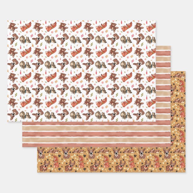 Corgi Wrapping Paper Sheet (Set)
