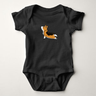 Corgi Yoga Baby Bodysuit