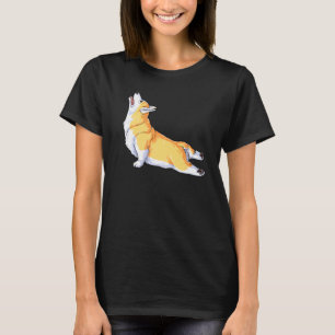 Corgi Yoga Women Namaste Spiritual Meditation Chak T-Shirt