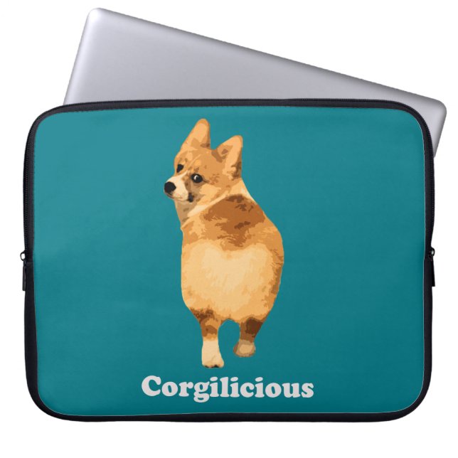Corgilious Laptop Sleeve (Front)