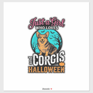 Corgis and Halloween Girl Vintage Engraving Shirt 