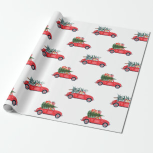 Corgis coming home for christmas - pattern 1 wrapping paper