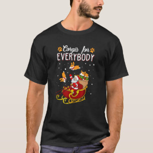 Corgis For Everybody Ugly Christmas Dog T-Shirt