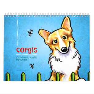 Corgis Off-Leash Art™ Vol 1 Calendar