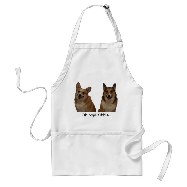 corgis, Oh boy! Kibble! Standard Apron (Front)