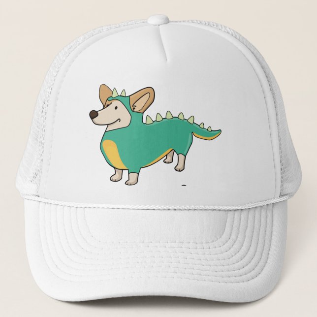 corgisaurus trucker hat (Front)