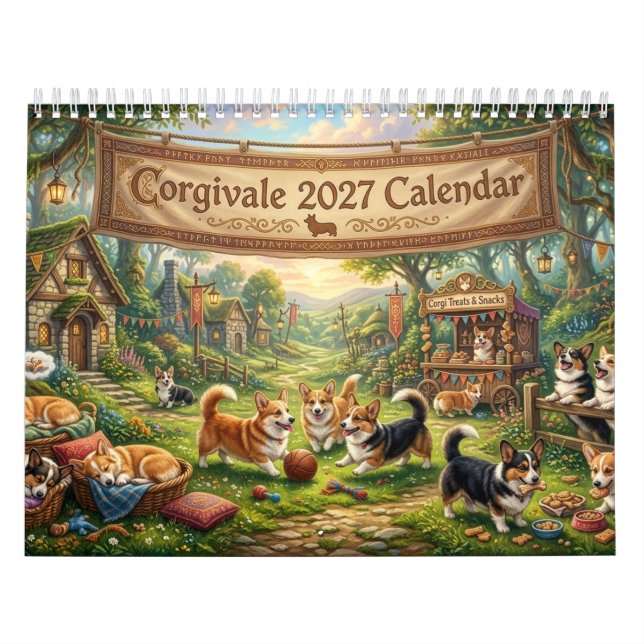 Corgivale Calendar 2027 (Cover)