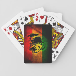 Cori Reith Rasta reggae lion Playing Cards