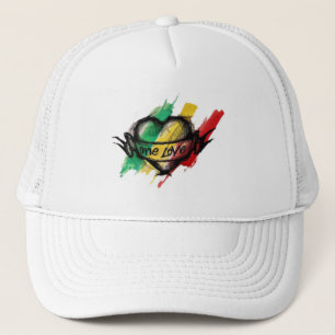 Cori Reith Rasta reggae one love Trucker Hat