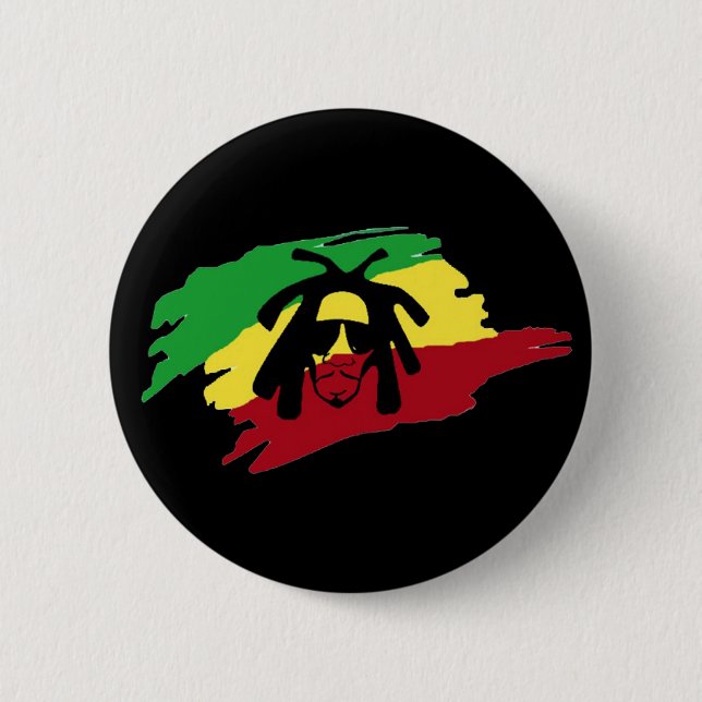 Cori Reith Rasta reggae rasta 6 Cm Round Badge (Front)