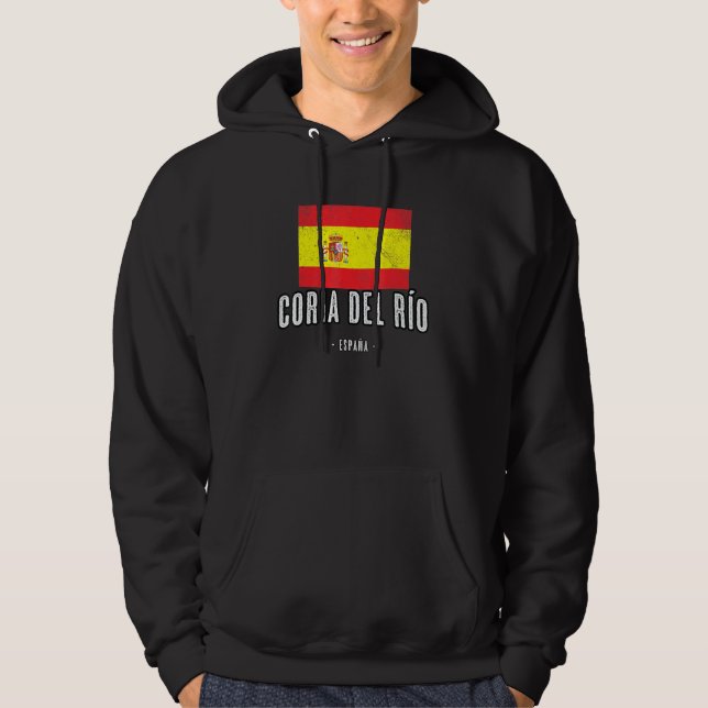 Coria Del Ro Spain Es Flag City Top Bandera Ropa (Front)