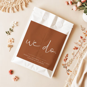 CORIANDER Boho Burnt Orange Rust Wedding We Do Favour Bags