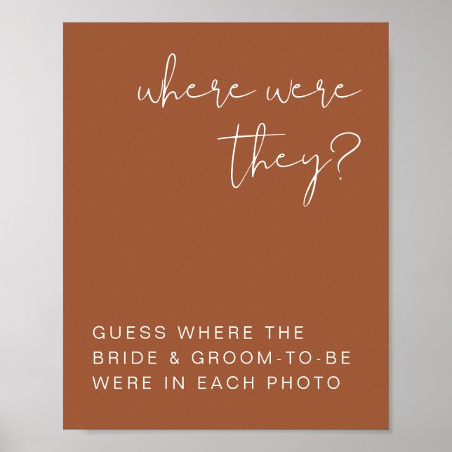 CORIANDER Boho Terracotta Where Were They Sign (Front)