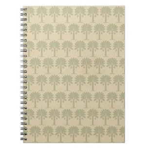 Coriander Spice Moods Palm Spiral Notebook