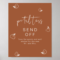 CORIANDER Terracotta Wedding Petal Toss Send Off