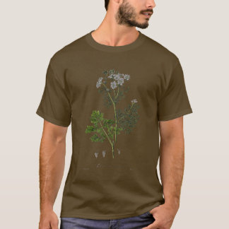 CorianderCilantro Vintage Botanical Illustration T-Shirt