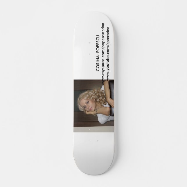 Corina Popescu Scateboard Skateboard (Front)
