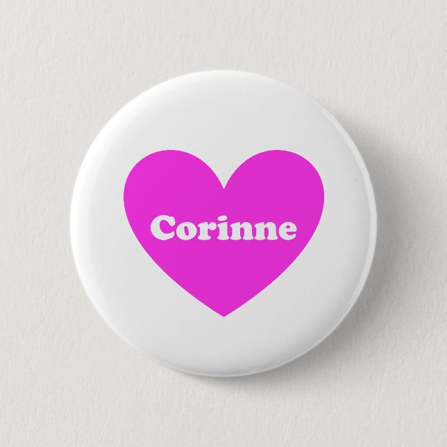 Corinne 6 Cm Round Badge (Front)
