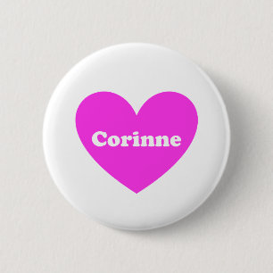 Corinne 6 Cm Round Badge