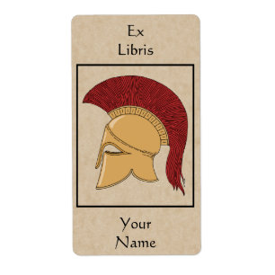 Corinthian Helmet Bookplate