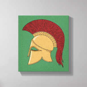 Corinthian Helmet Canvas Print