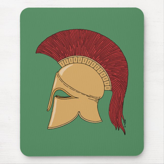 Corinthian Helmet Mouse Pad (Front)