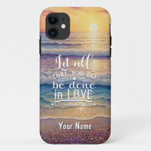 Corinthians 16-14 Love Case-Mate iPhone Case