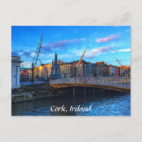 Cork City, Ireland Postcard