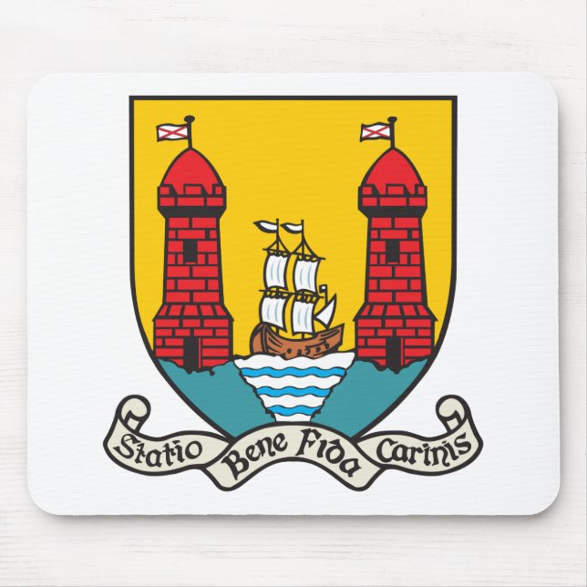 Cork Coat of Arms Mouse Pad (Front)