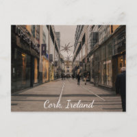 Cork Ireland Opera Lane Photographic Postcard