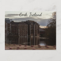 Cork Ireland River Photographic Postcard