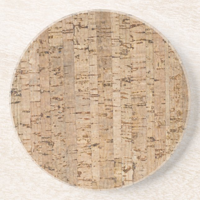 Cork-oak pattern coaster (Front)