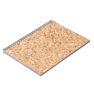 Cork oak pattern spiral notebook