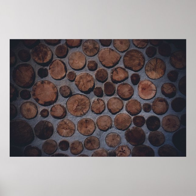Cork wood decors poster (Front)